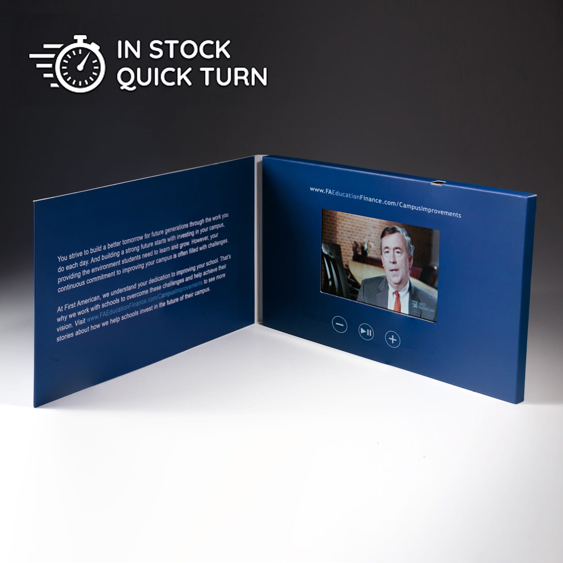 4.3" Landscape Video Brochure