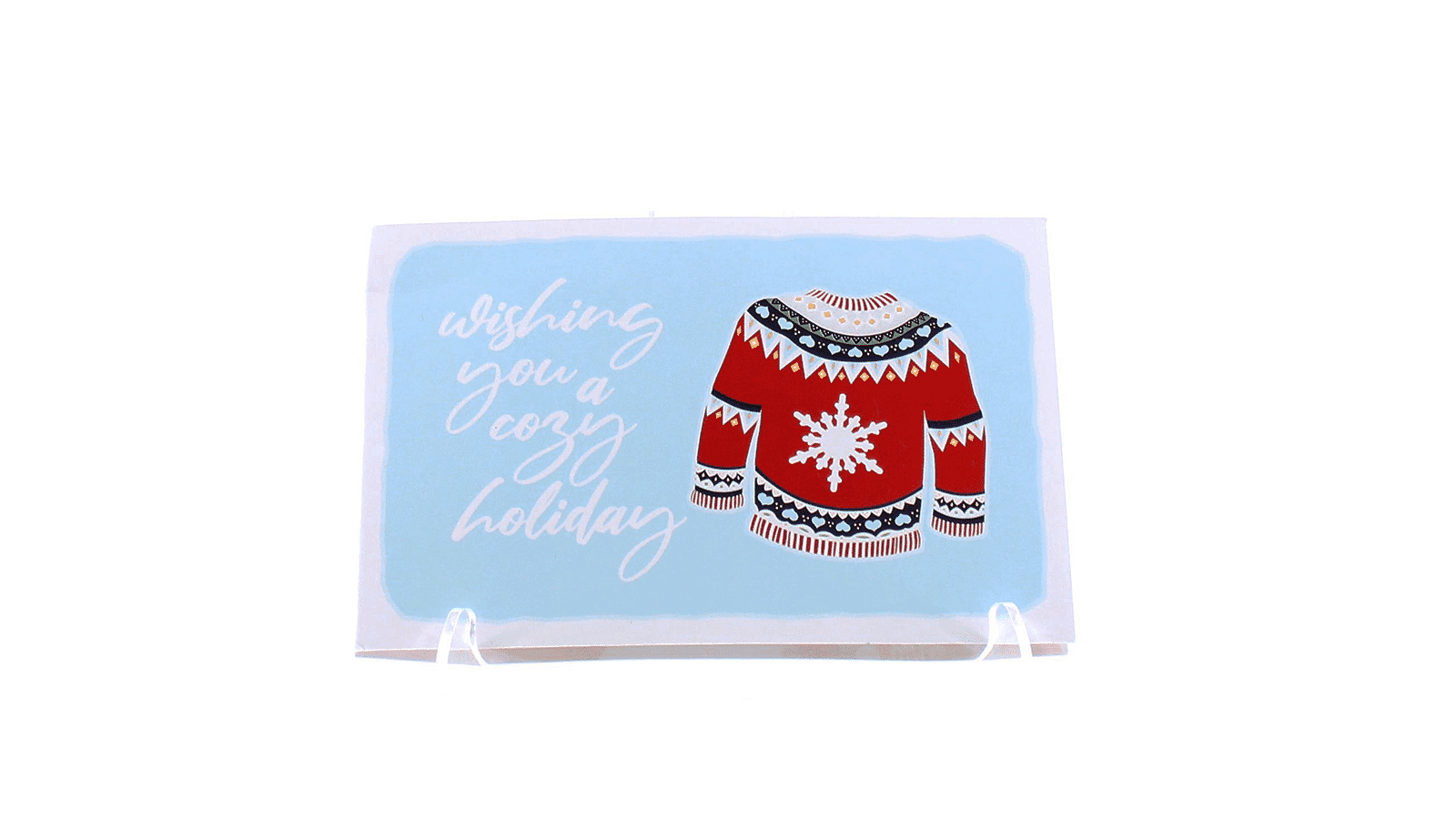 Sweater Garland Greeting Card