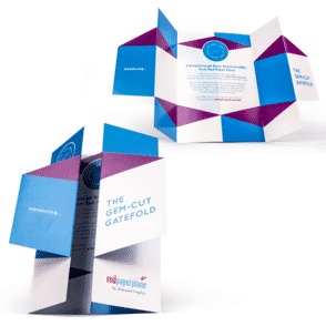 Gem-Cut Gatefold (5.5" x 8.5") (Sample)