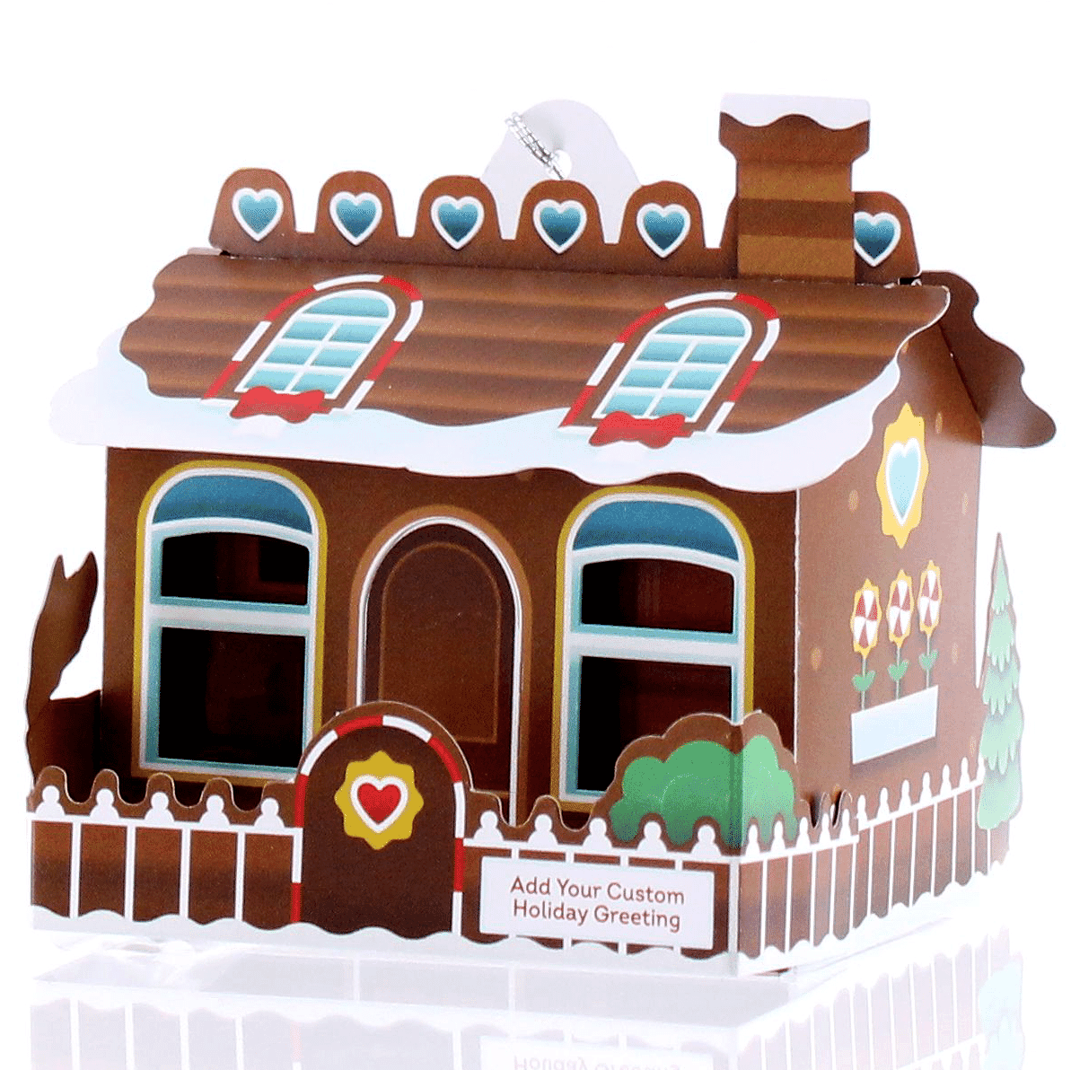 Gingerbread House Ornament (6.25 x 3.63) (Sample)