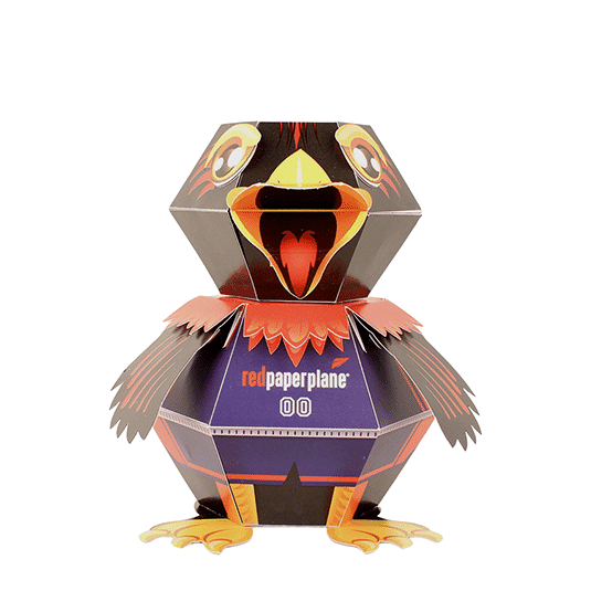 Hawk Pop-Up Mascot (Sample)