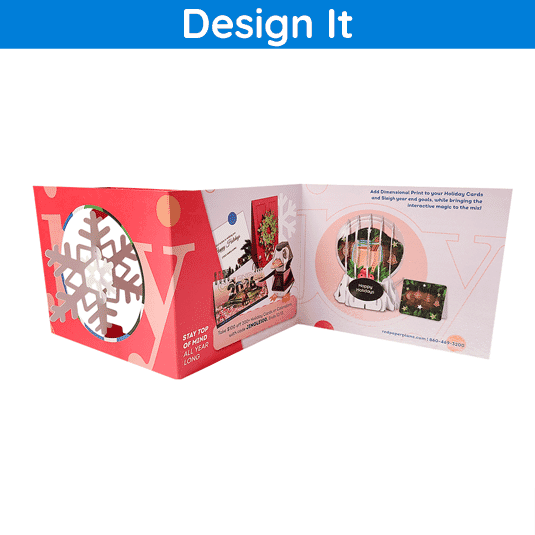 FlashPoint Marketing Uses the Snowflake Spinner Holiday Card to Show Appreciation to Its Customers