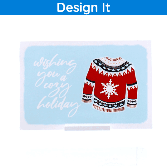 Sweater Garland Greeting Card