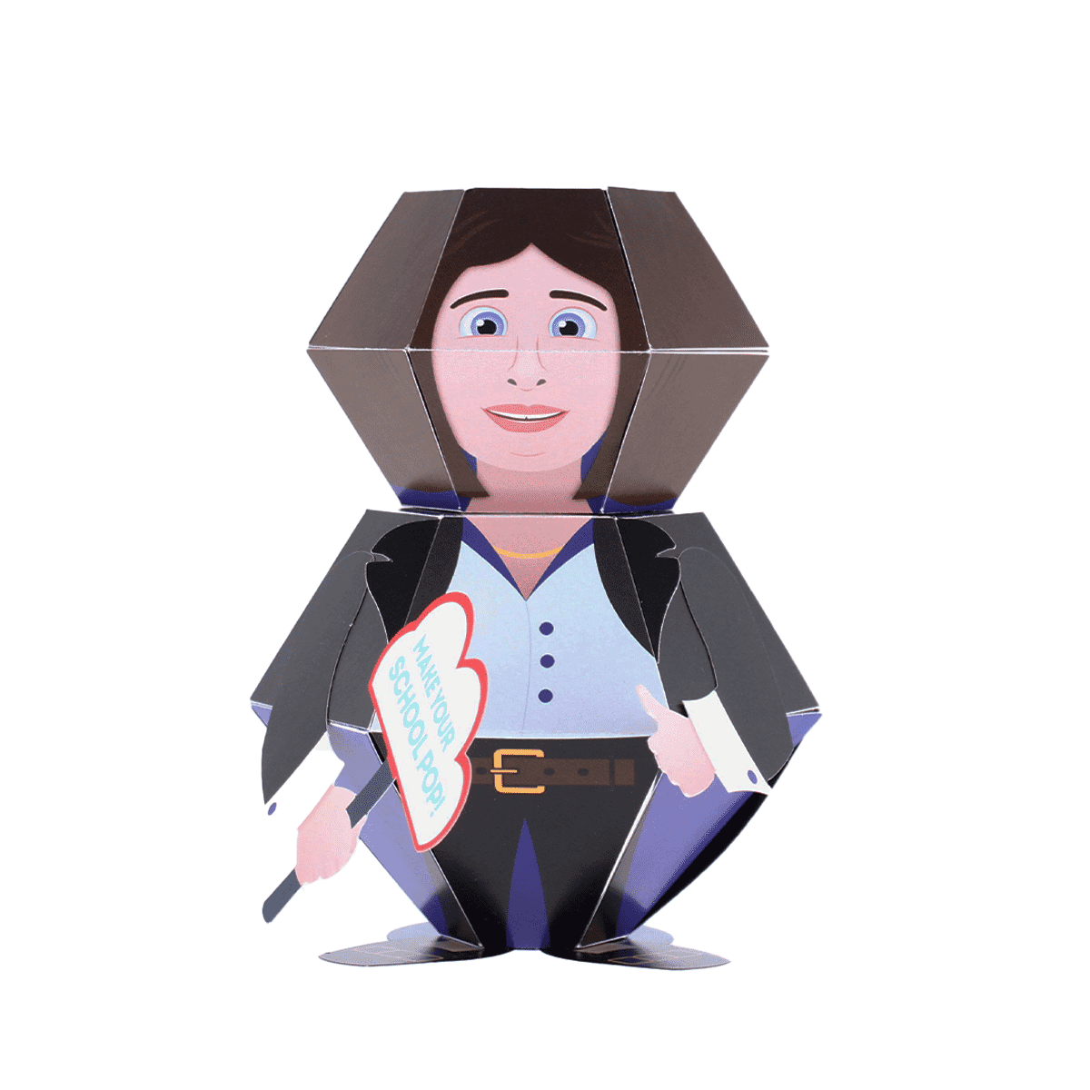 Human Pop-Up Mascot (Sample)