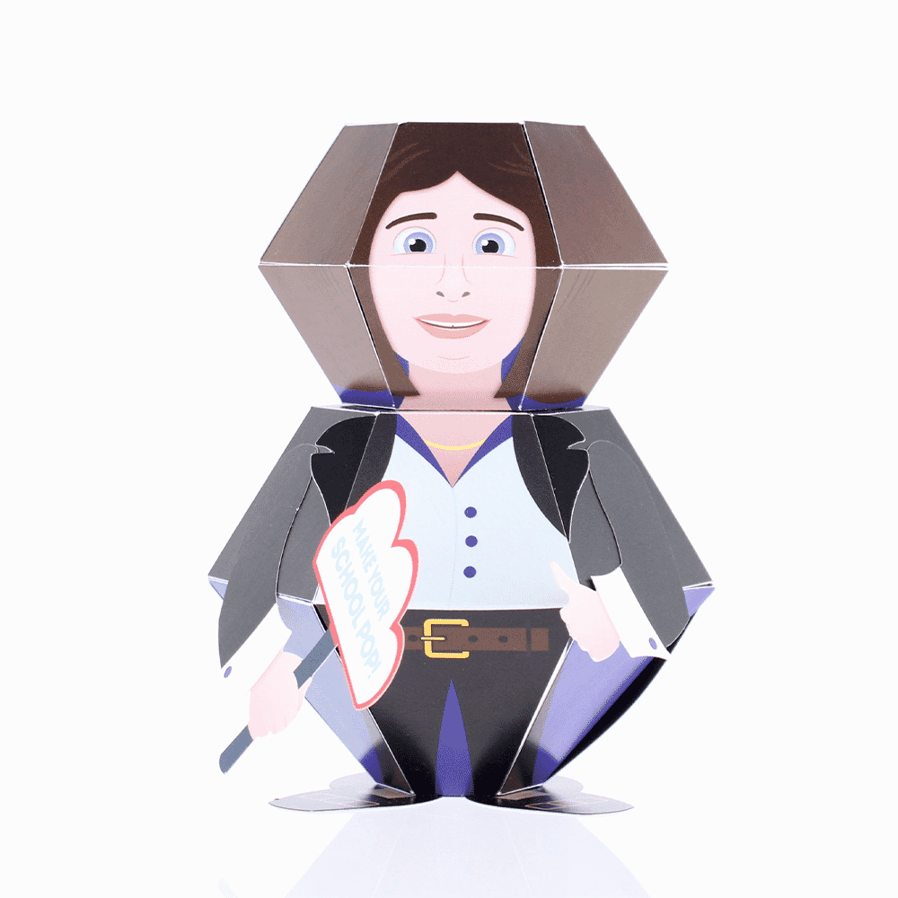Human Pop-Up Mascot