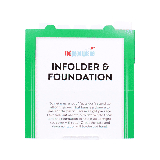 Infolder and Foundation (7" x 6 1/4" x 5 5/8) (Sample)