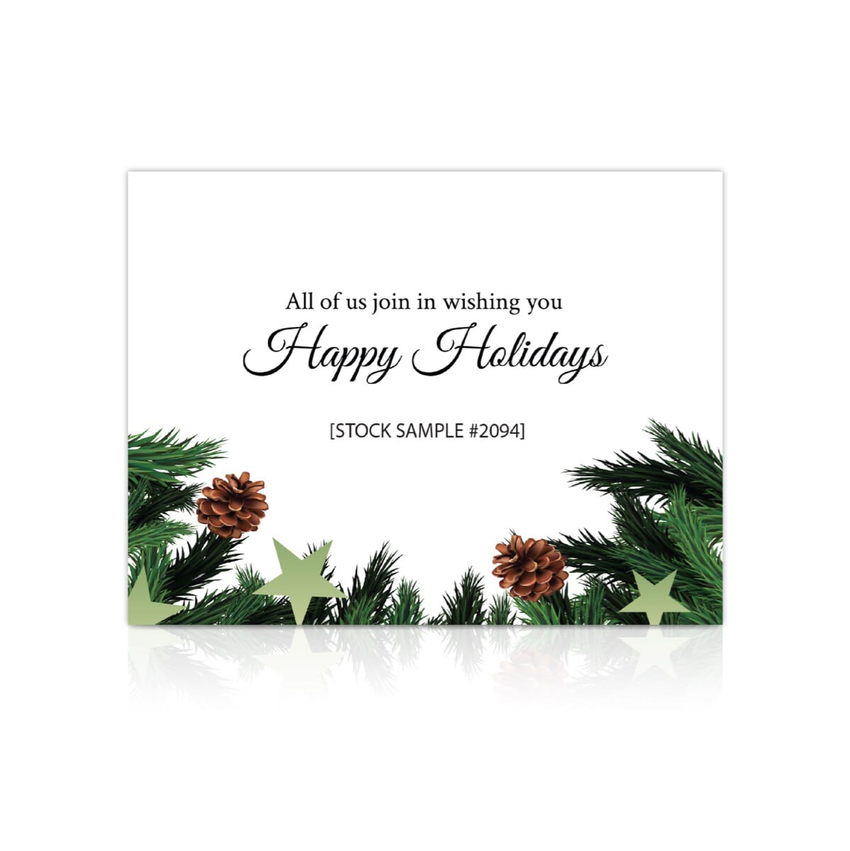 Eggnog Delight 3" Globe Greeting Card