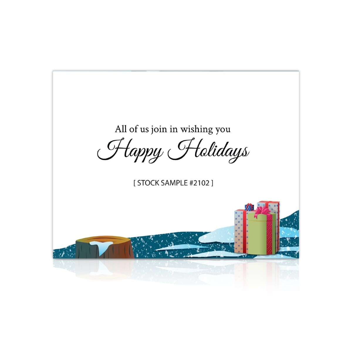 Holiday Hibernation Globe Greeting Card