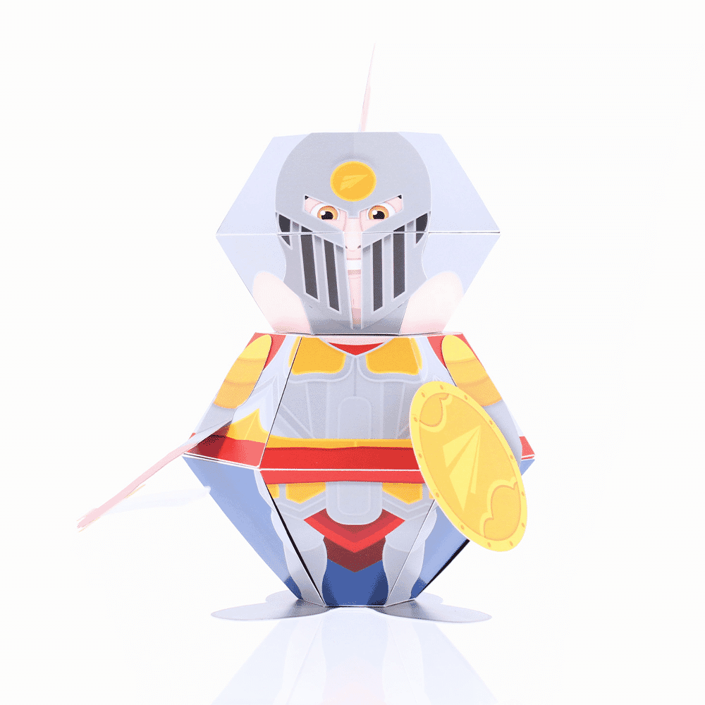 Knight Pop-Up Mascot