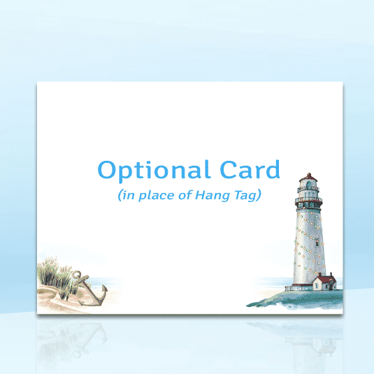 Lighthouse Point 3" Globe Greeting Card