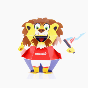 Lion Pop-Up Mascot