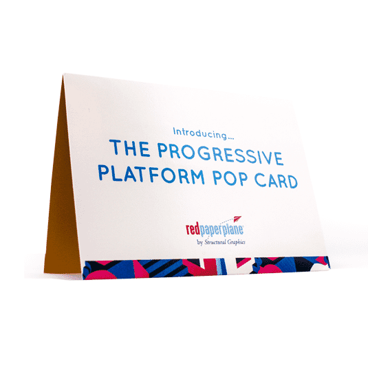 Progressive Platform Pop Card
