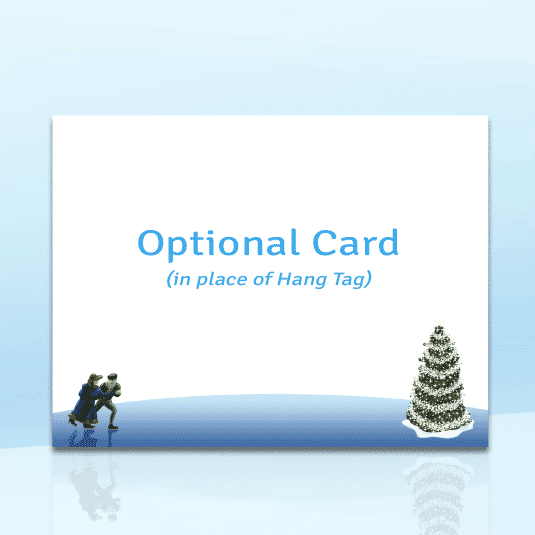  Quaint Winter Village Standout Greeting Card