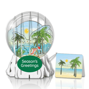 Remote Revelries Globe Greeting Card