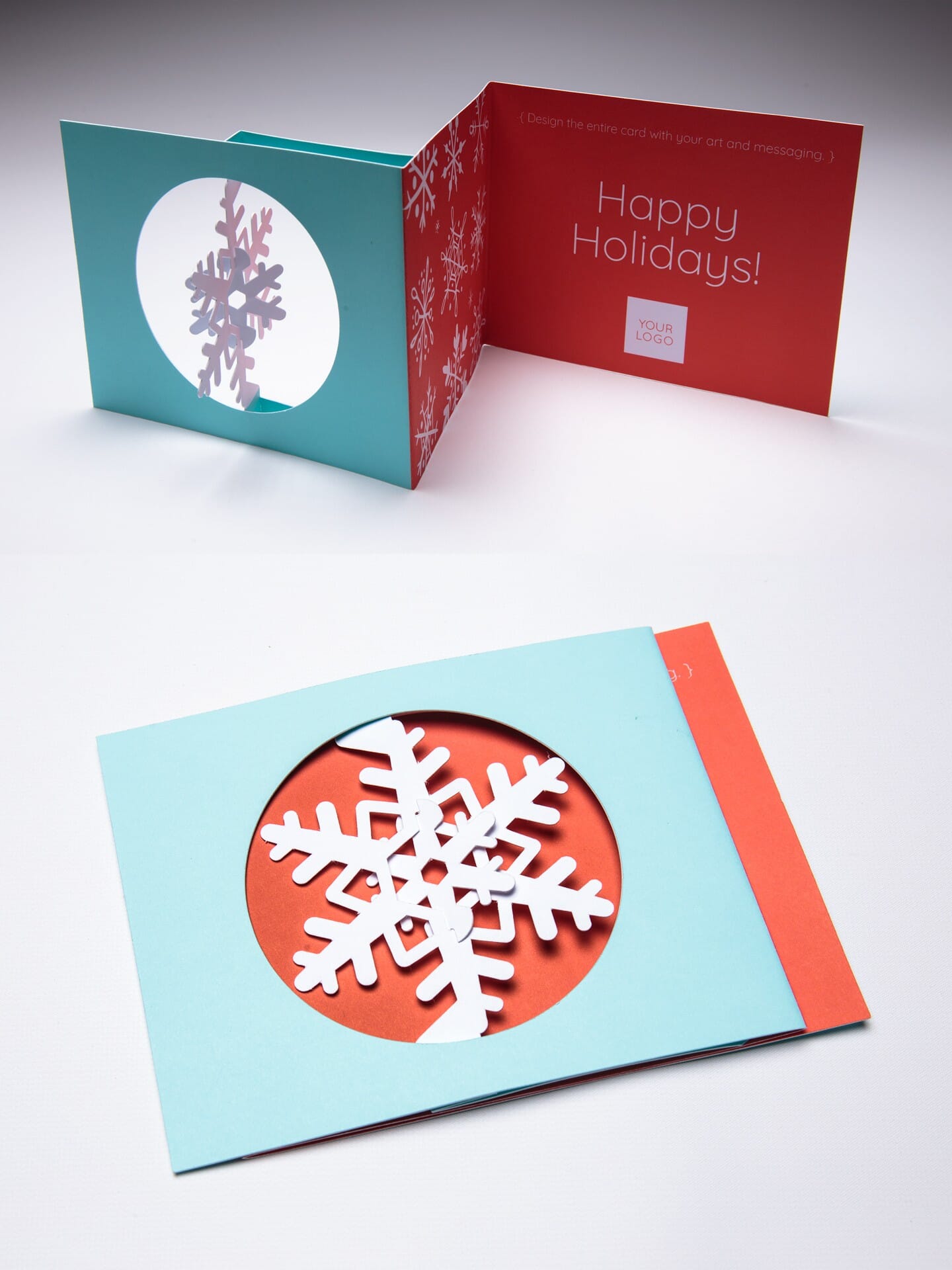 Snowflake Spinner Holiday Card