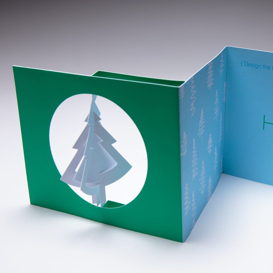 Tree Spinner Holiday Card