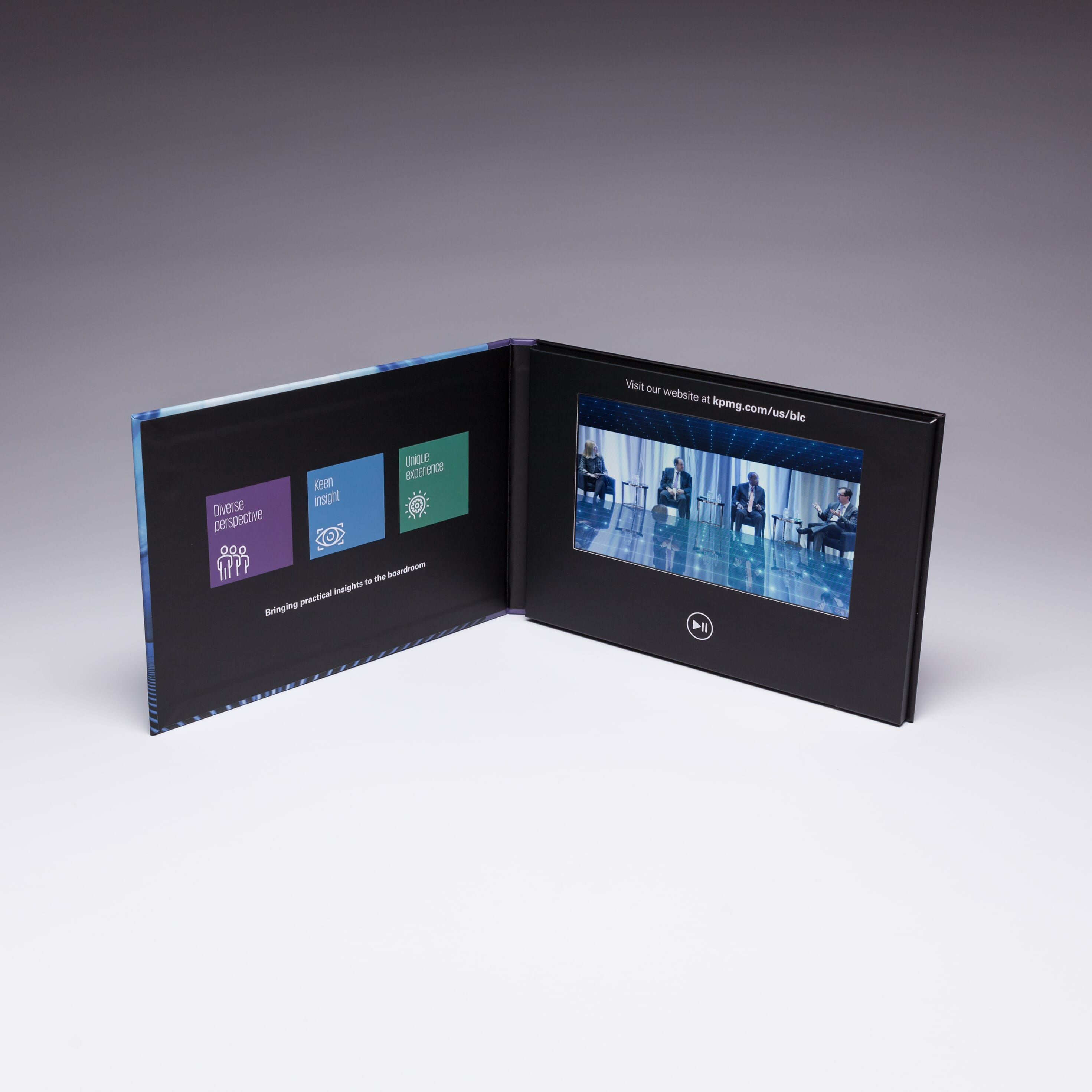 7" HD Hardcover Video Brochure