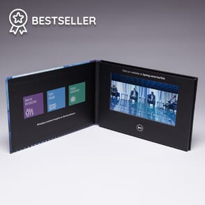 7" HD Hardcover Video Brochure
