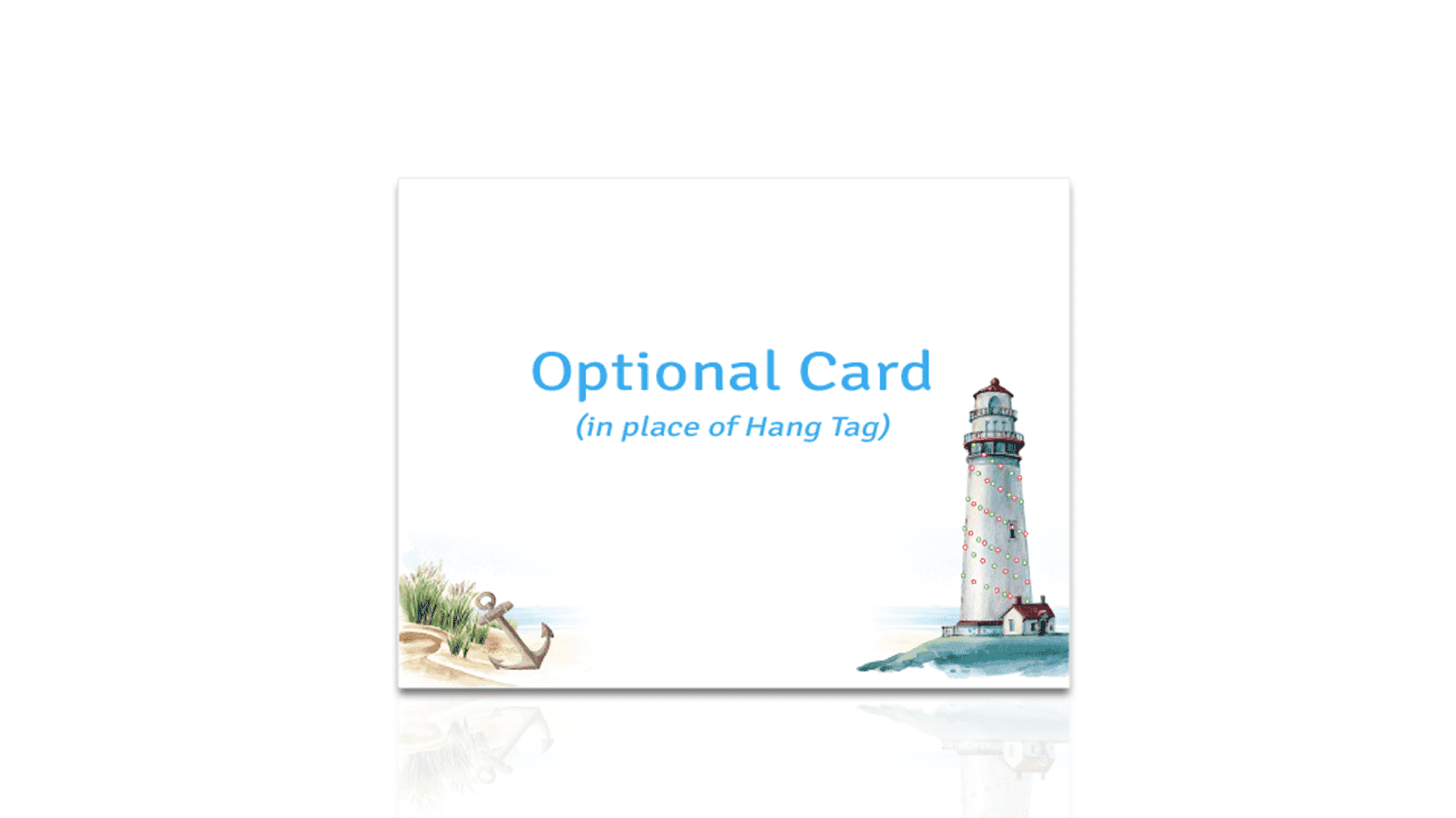 Lighthouse Point 3" Globe Greeting Card