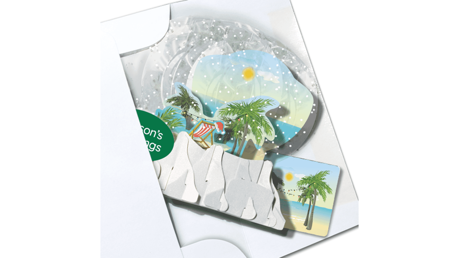 Remote Revelries Globe Greeting Card