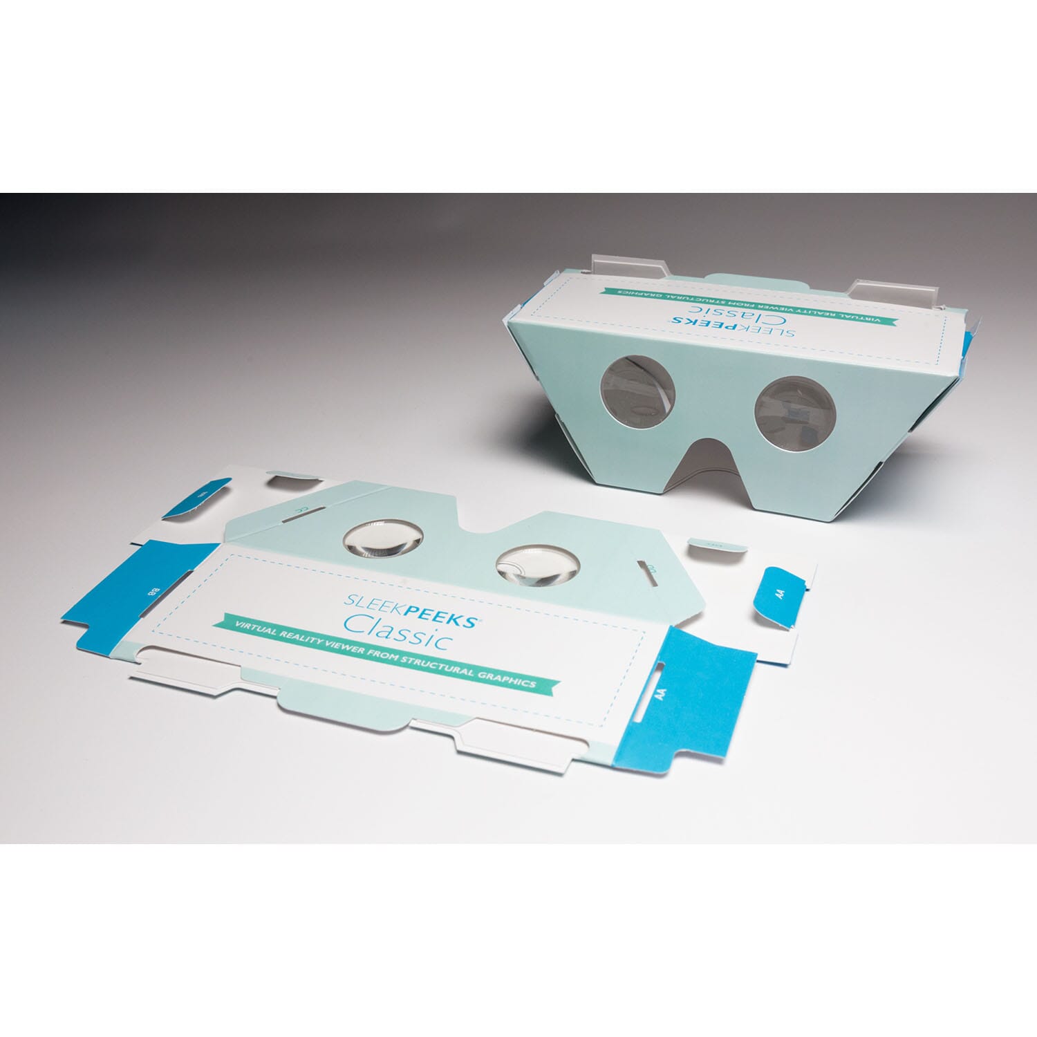 Sleek Peeks Virtual Reality Viewer Flat in Mailer Envelope