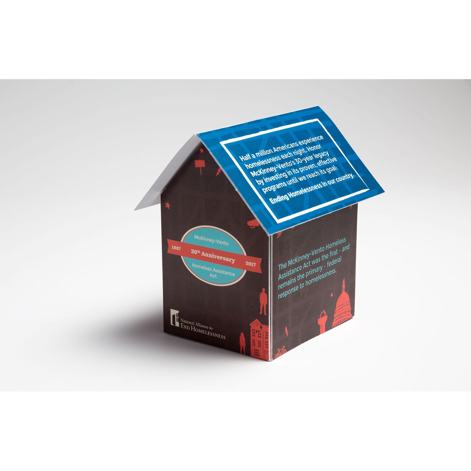 The National Alliance to End Homelessness uses Pop Up House to Celebrate the Anniversary of Homelessness Assistance Act