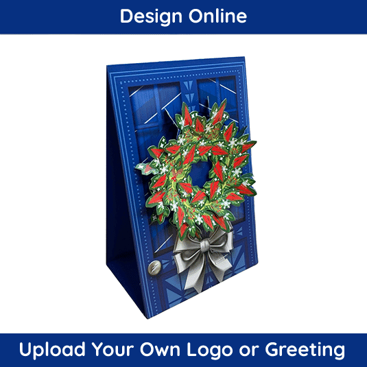 Standing Wreath Card