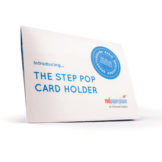 Step Pop Card Holder