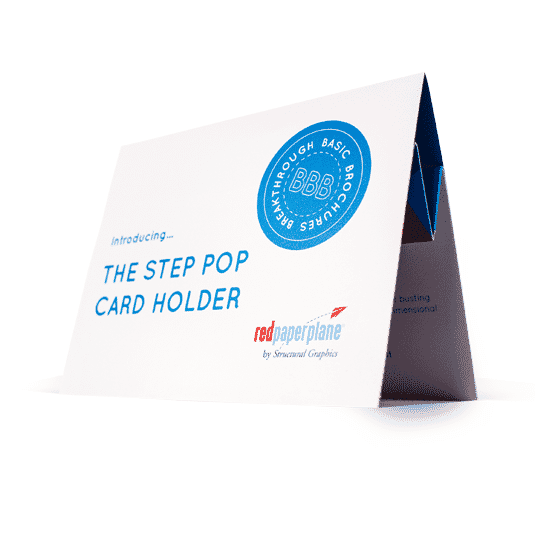 Step Pop Card Holder