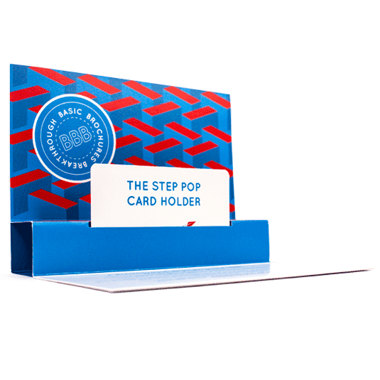 Step Pop Card Holder