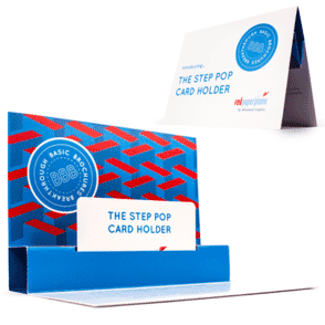 Step Pop Card Holder ( 5.75" x 4.25") (Sample)