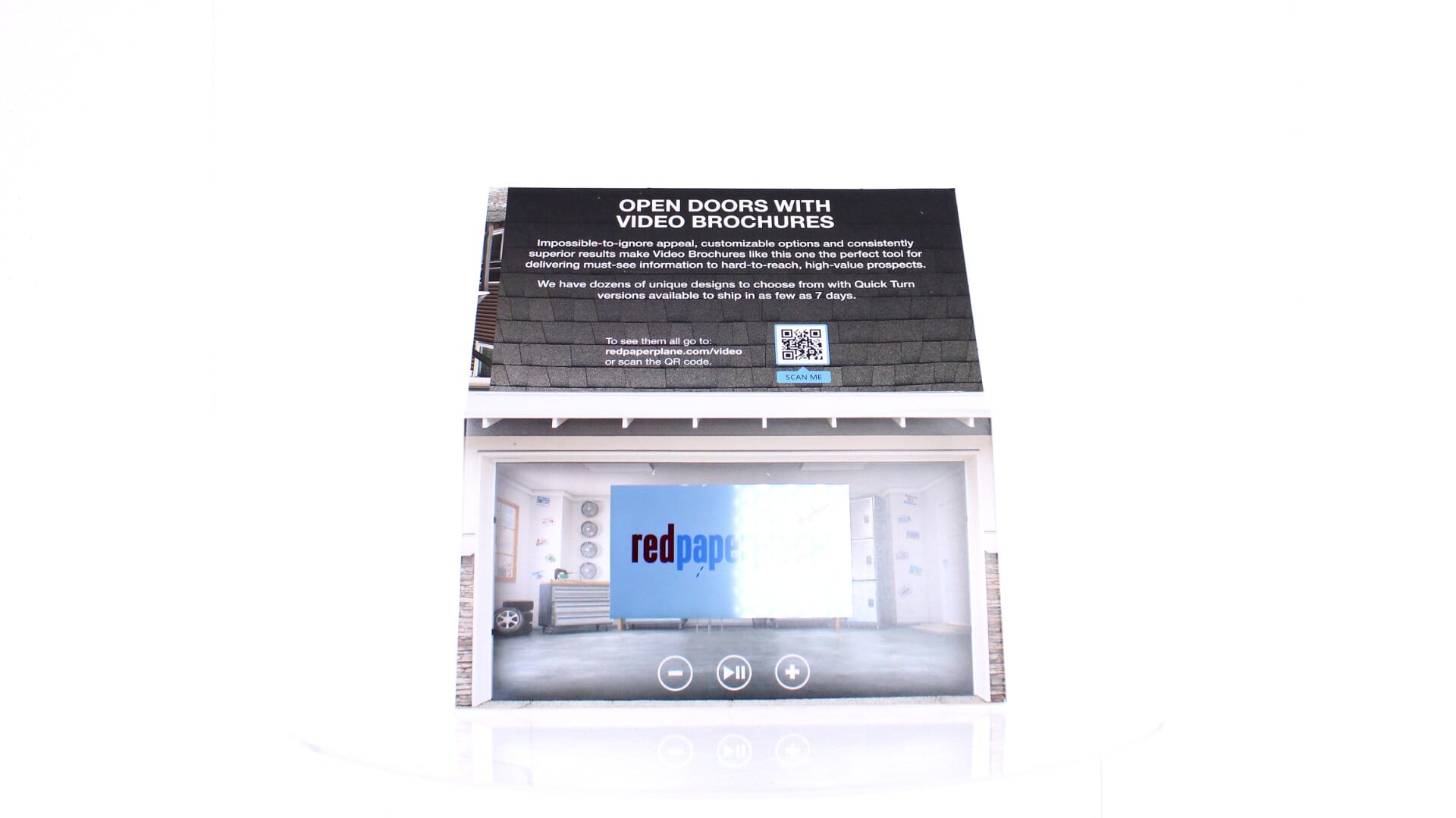 4.3" Gusseted Easel Back Video Brochure - Flex Save