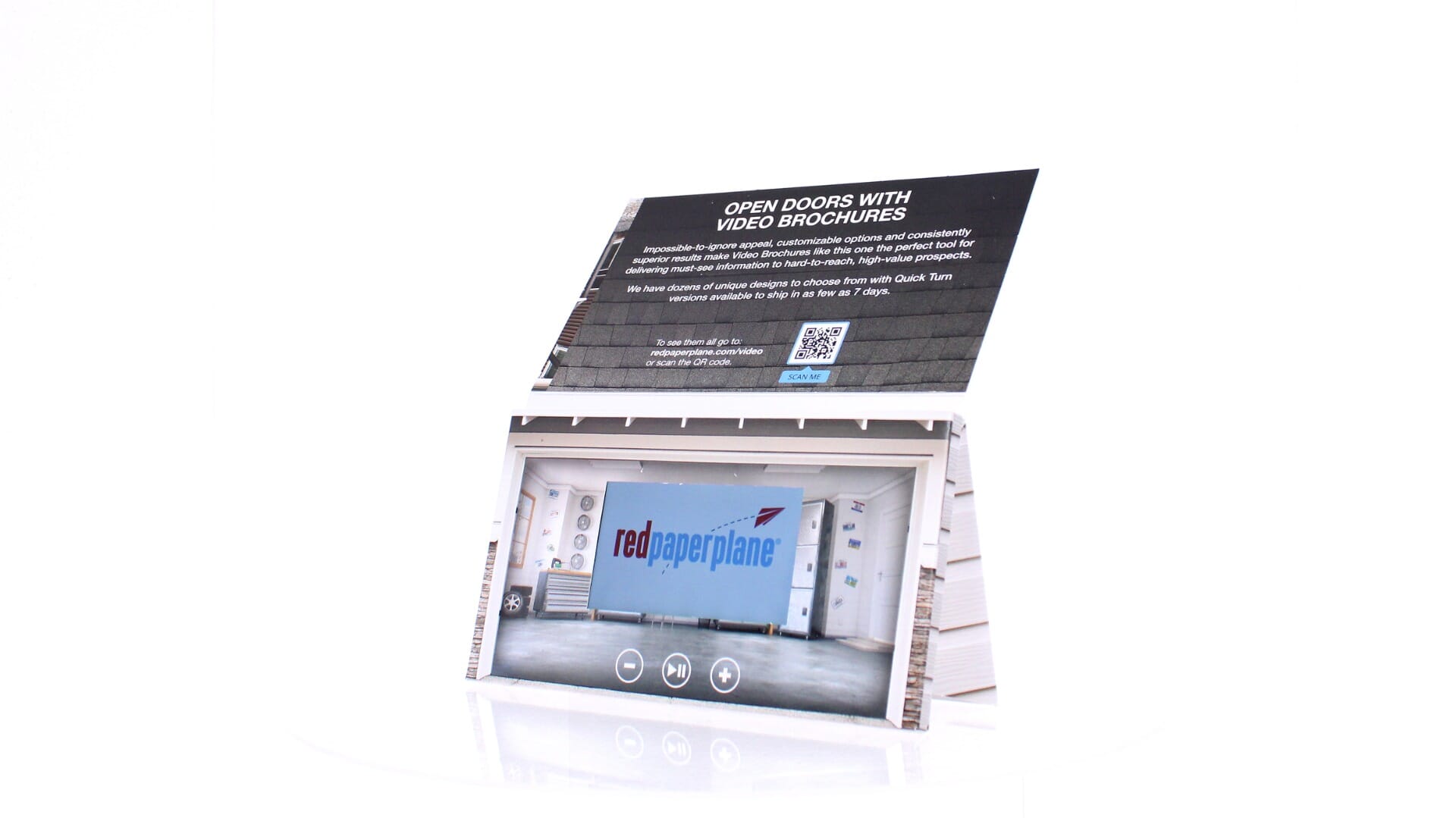 4.3" Gusseted Easel Back Video Brochure - Flex Save