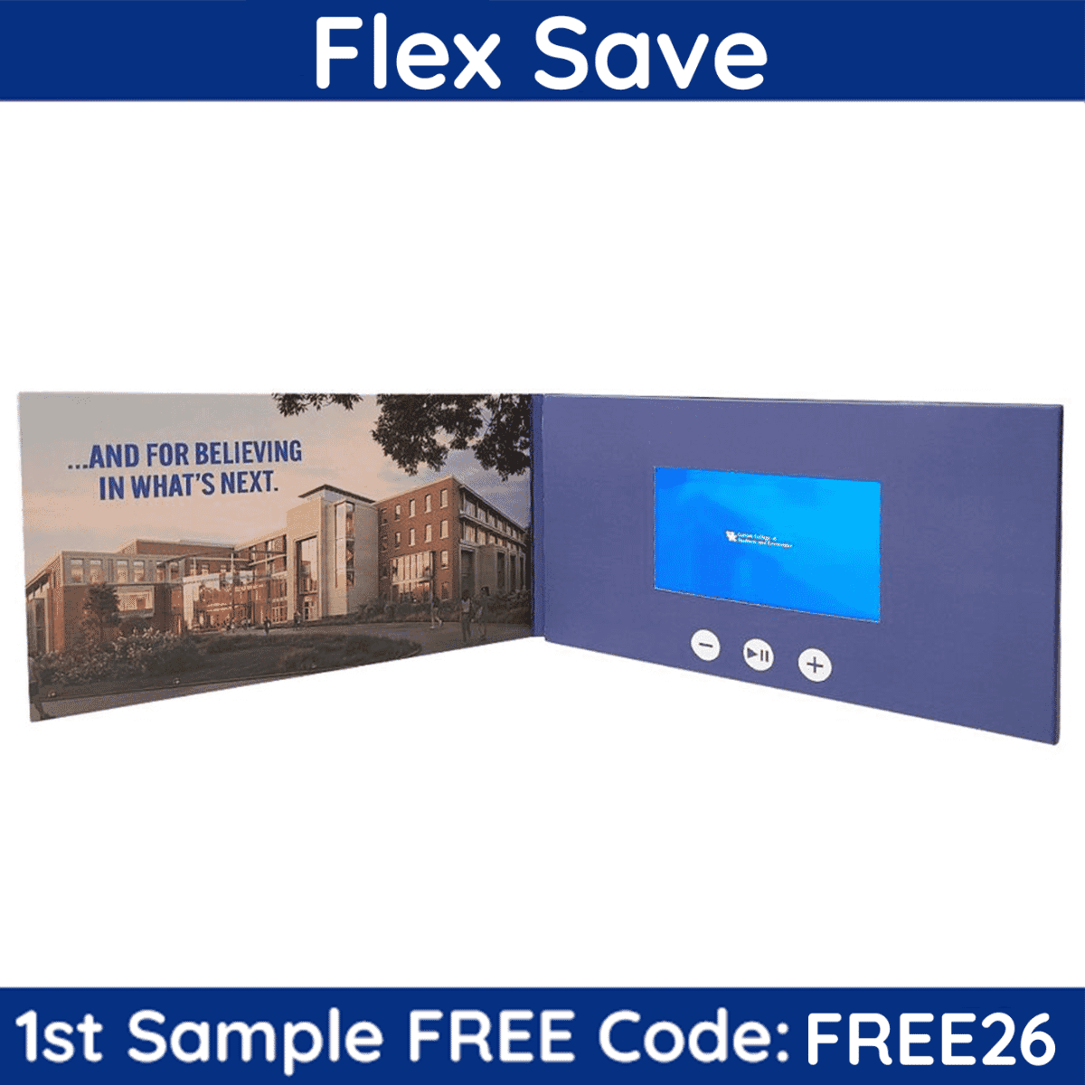 4.3" Video Brochure - Landscape - Flex Save
