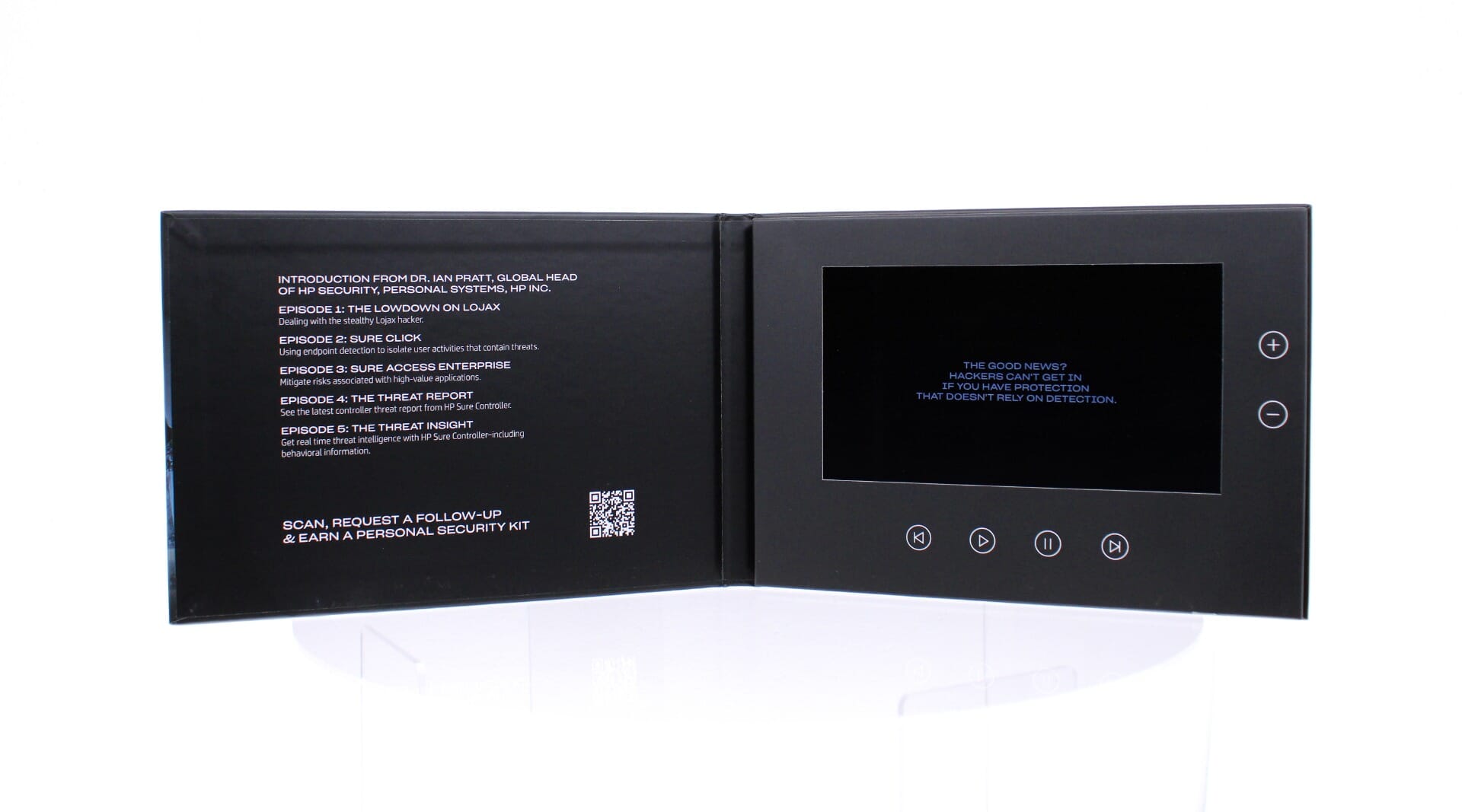 7" IPS Hardcover Video Brochure