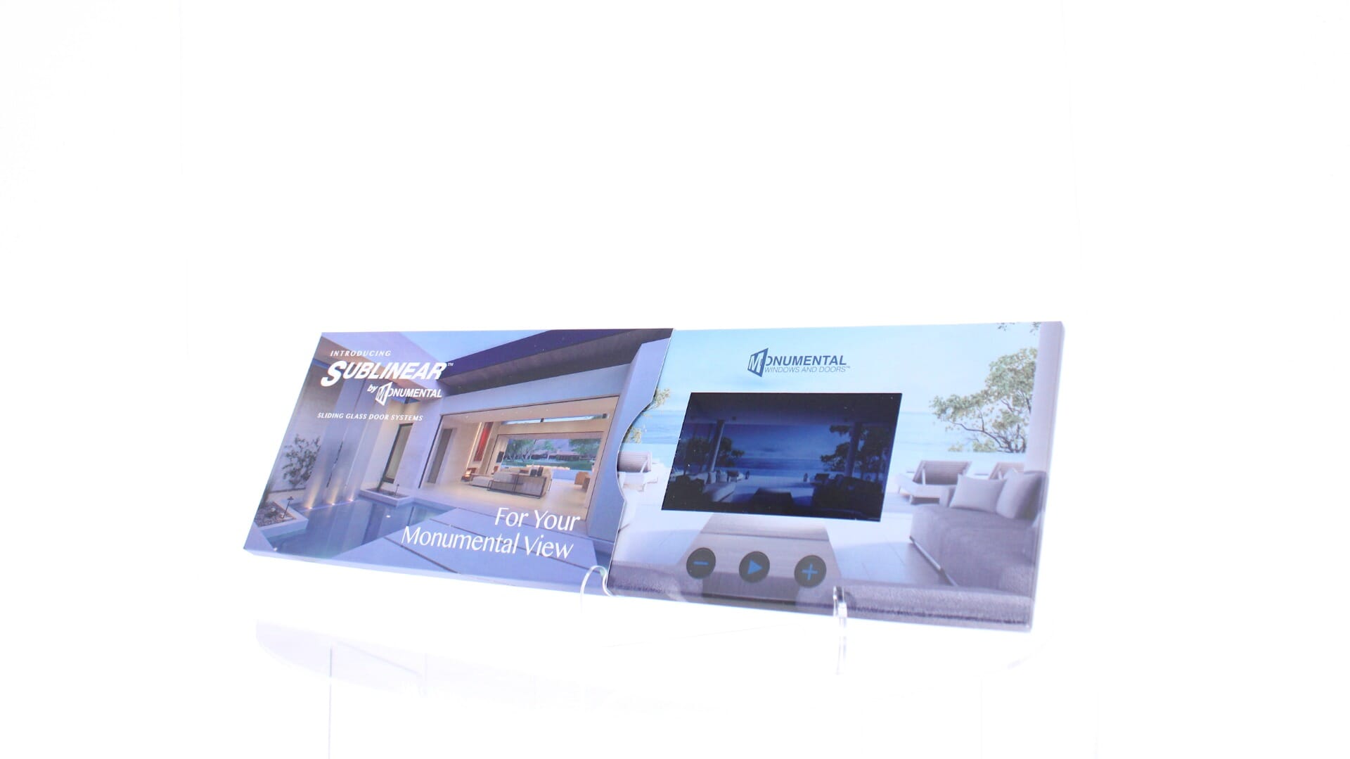 4.3" Video Brochure - Telescoping Slider - Quick Ship