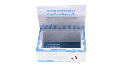 Small Well Box Mailer with Sound | Interactive Custom Packaging