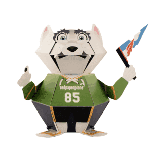 Husky Pop-Up Mascot