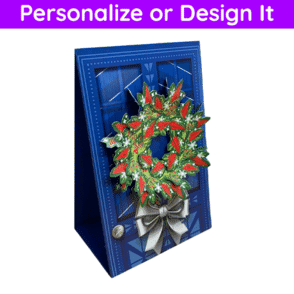 Standing Wreath Card
