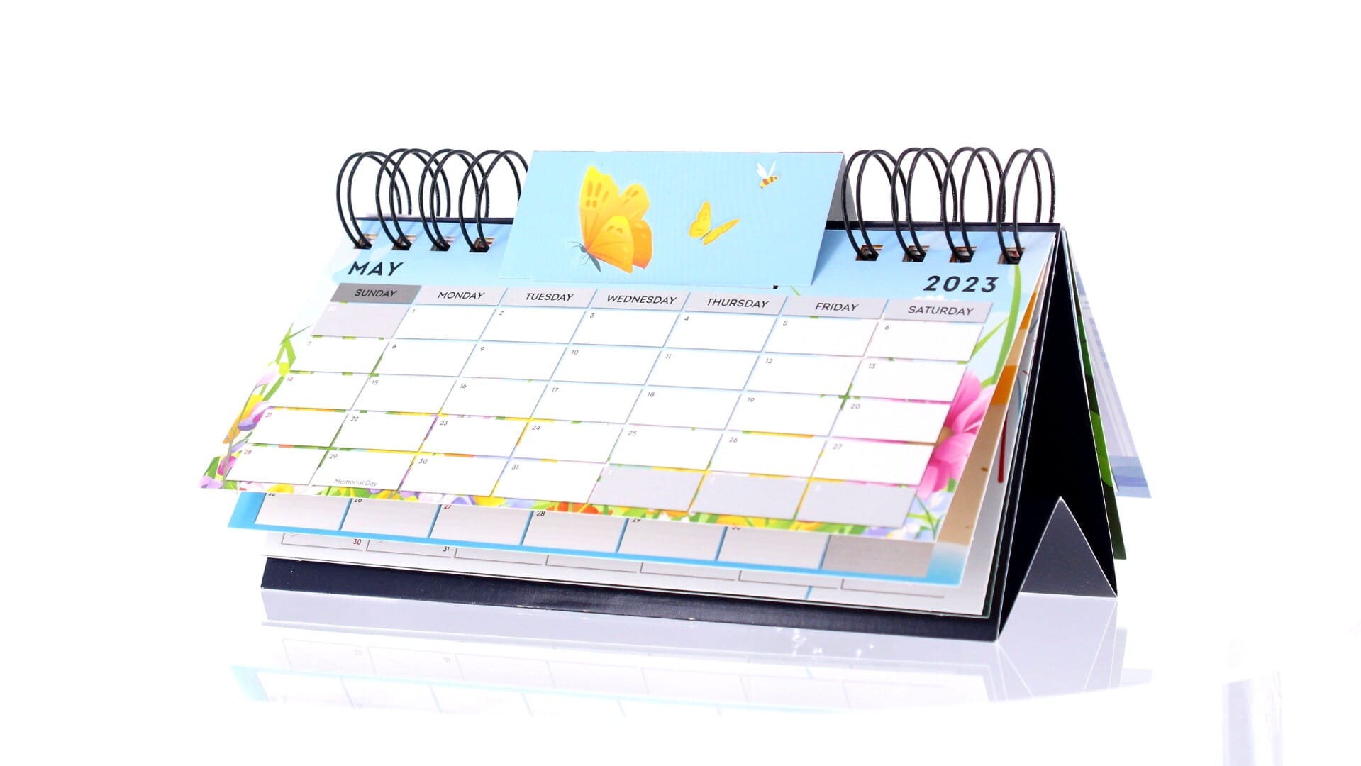 Block Pop Standing Calendar