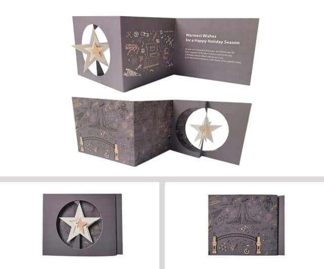Purdue University Star Spinner Holiday Card