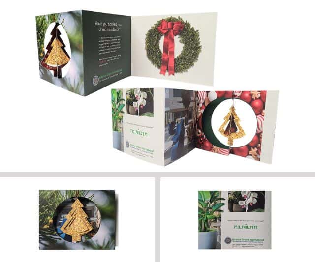 Interior Green International Tree Spinner Card