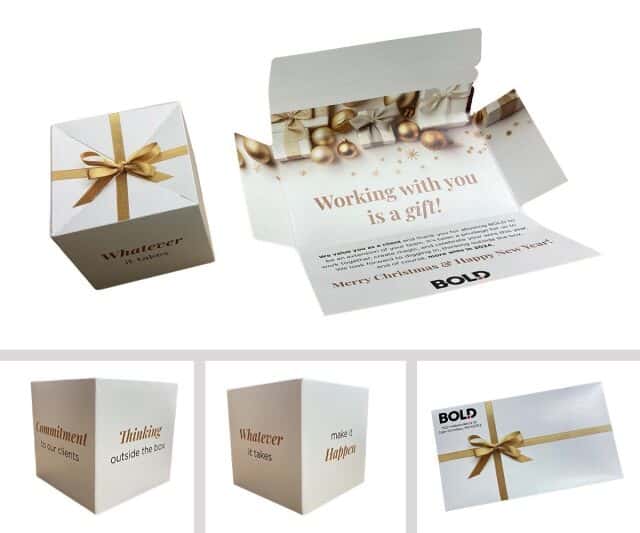 BOLD Marketing 3" Pop Up Cube w/Zip Strip Mailer